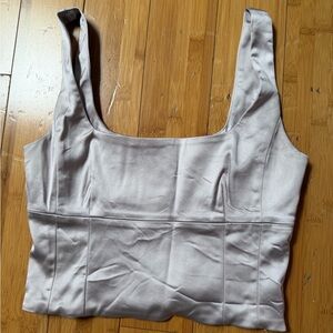 Wilfred Lavender Satin Blouse